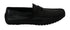 Dolce & Gabbana Black Lizard Leather Flat Loafers Shoes